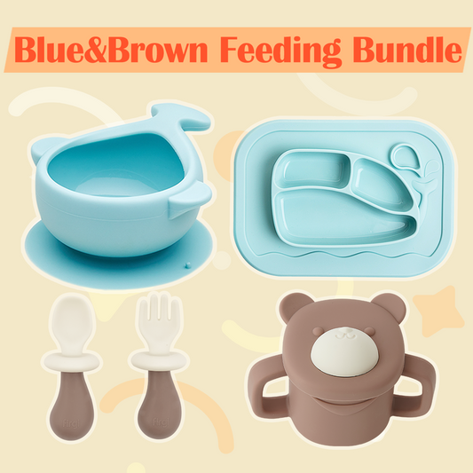 Blue Brown Feeding Bundle